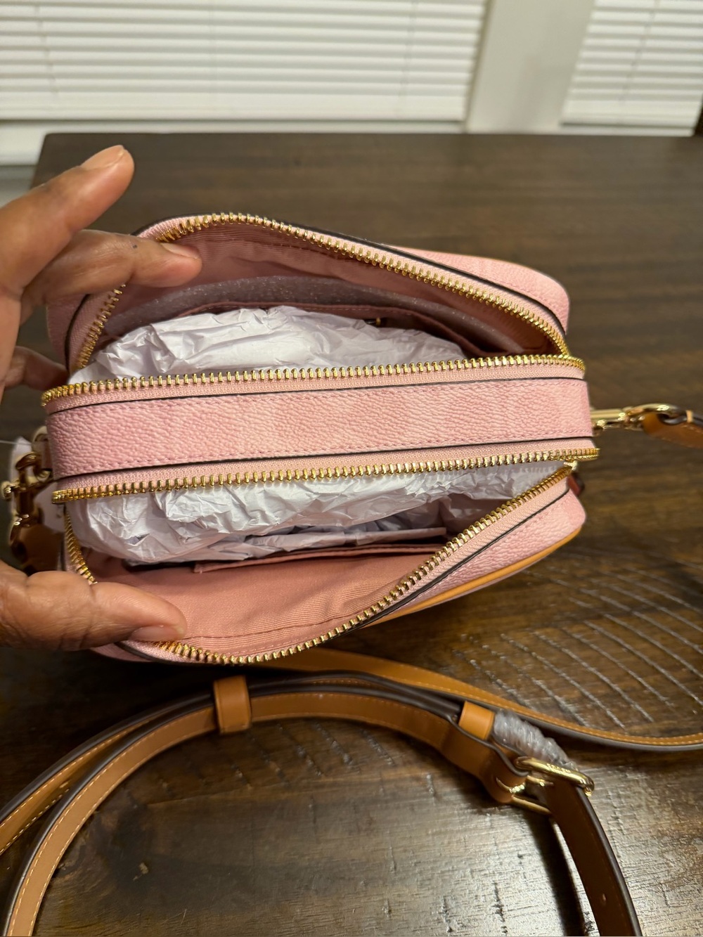 Coach Outlet Mini Carey Crossbody Bag In Signature Canvas With Charms - Picture 5 of 8